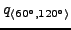 $ q_{\langle 60^\circ,120^\circ \rangle}$